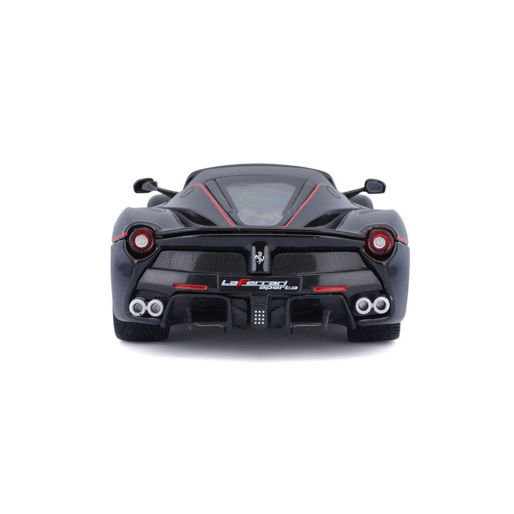 18-26022 Bburago Ferrari Race&Play - Ferrari LaFerrari Aperta, noire - 1:24