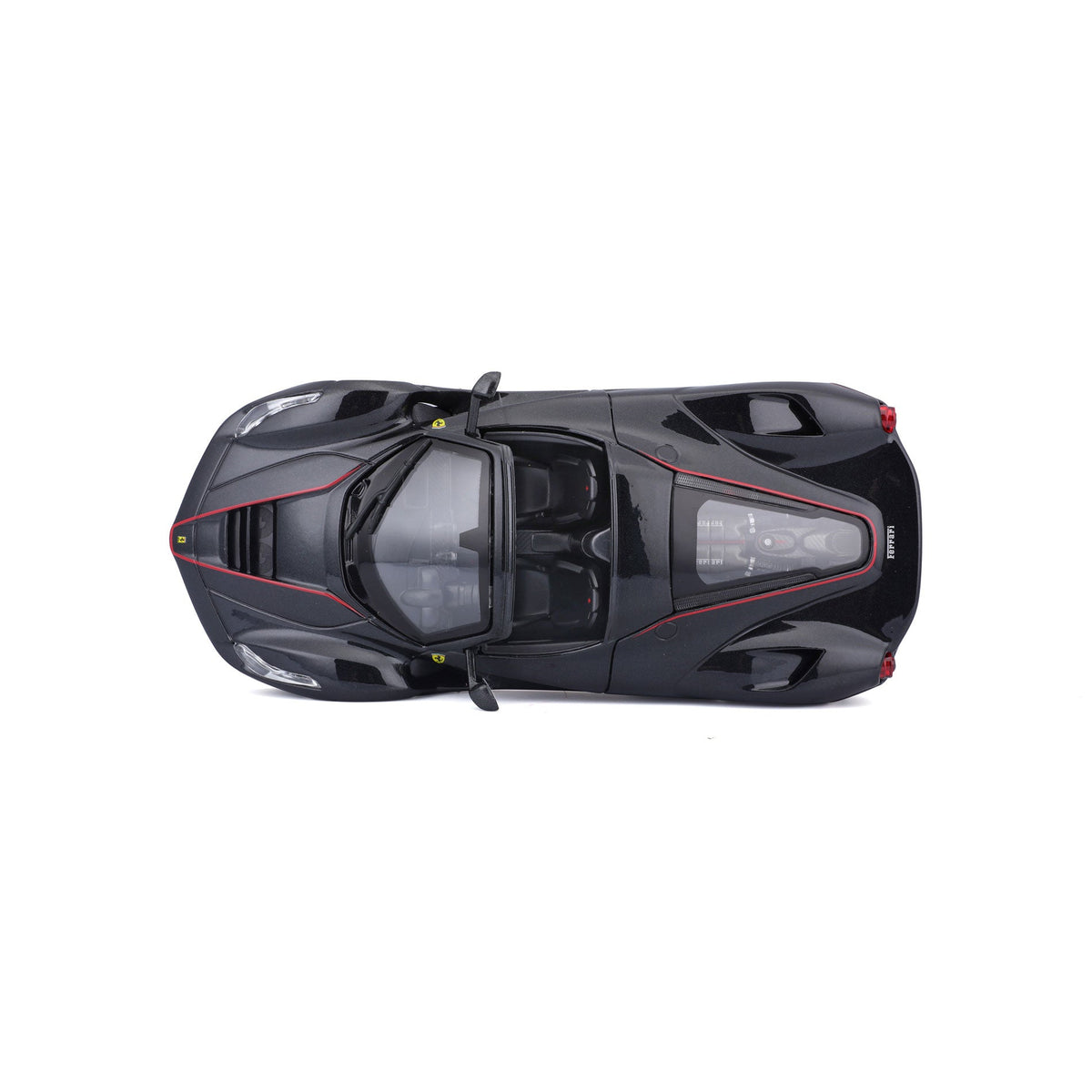 18-26022 Bburago Ferrari Race&Play - Ferrari LaFerrari Aperta, noire - 1:24