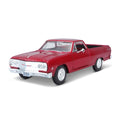 10-31977 Bburago Maisto - Chevrolet El Camino 1965, rouge - 1:25