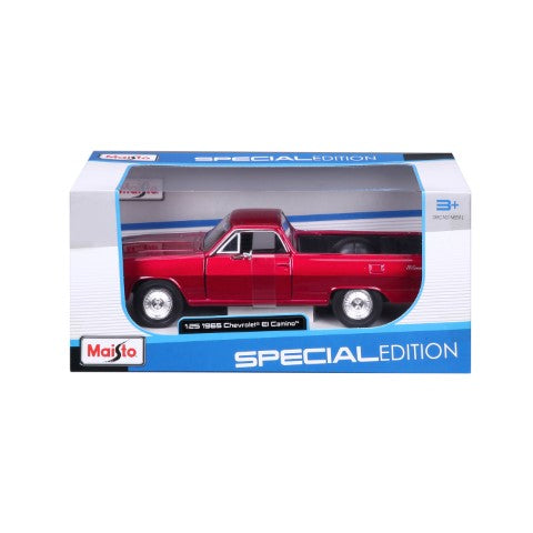 10-31977 Bburago Maisto - Chevrolet El Camino 1965, rouge - 1:25