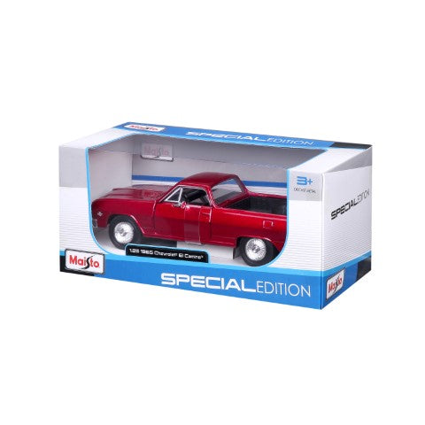 10-31977 Bburago Maisto - Chevrolet El Camino 1965, rouge - 1:25