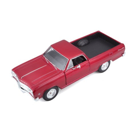 10-31977 Bburago Maisto - Chevrolet El Camino 1965, rouge - 1:25