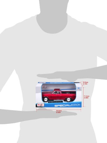 10-31977 Bburago Maisto - Chevrolet El Camino 1965, rouge - 1:25