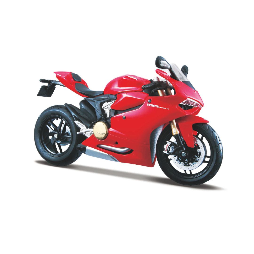 10-32704 Bburago Maisto - Ducati 1199 Panigale, avec béquille - Échelle 1:12