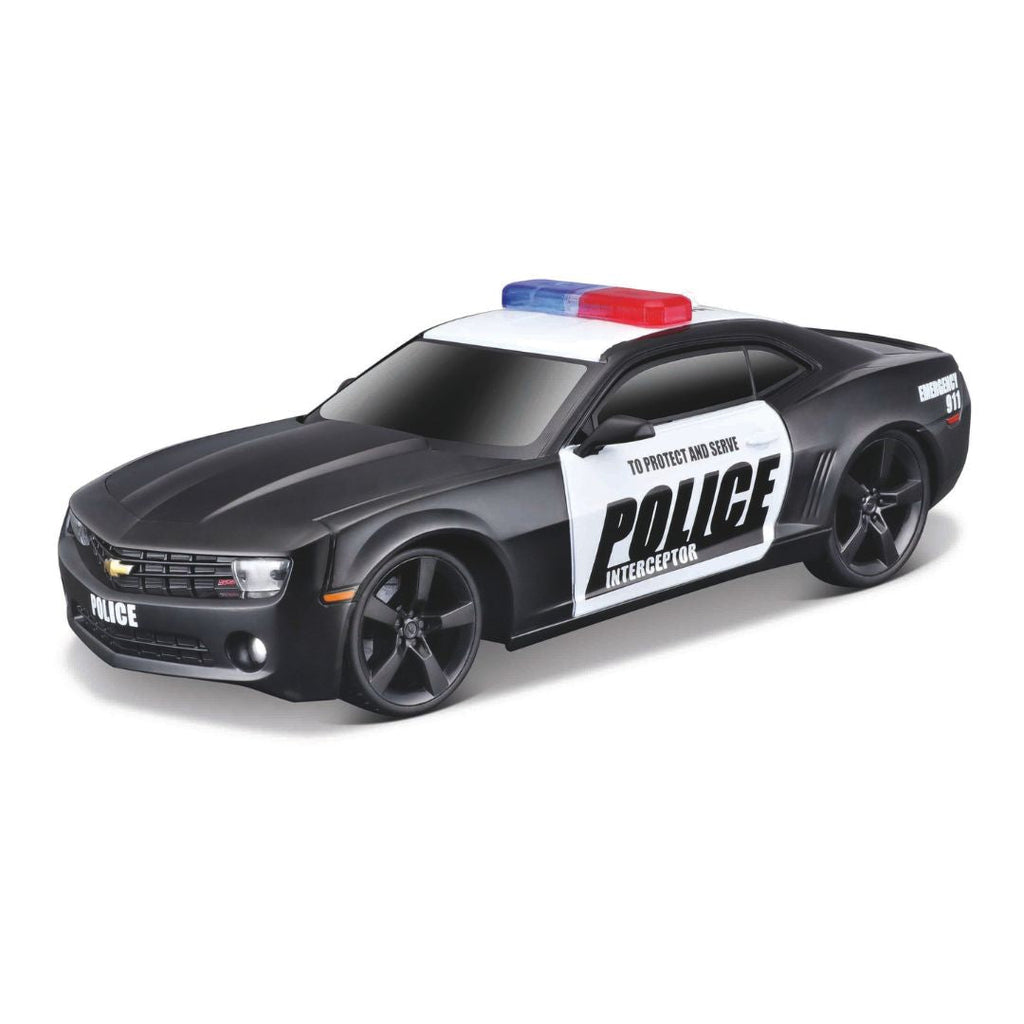 10-81236 Bburago Maisto - Chevrolet Camaro SS Police 2010 1:24 radiocommandée