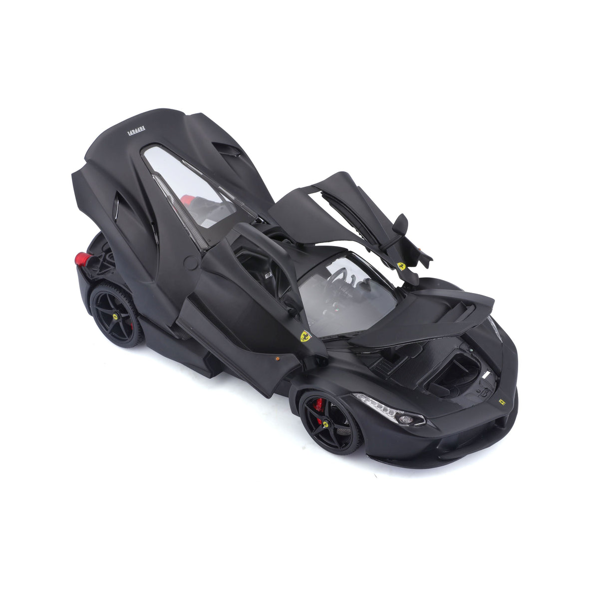 18-16901 Bburago Ferrari Signature - Ferrari LaFerrari, noire - Échelle 1:18