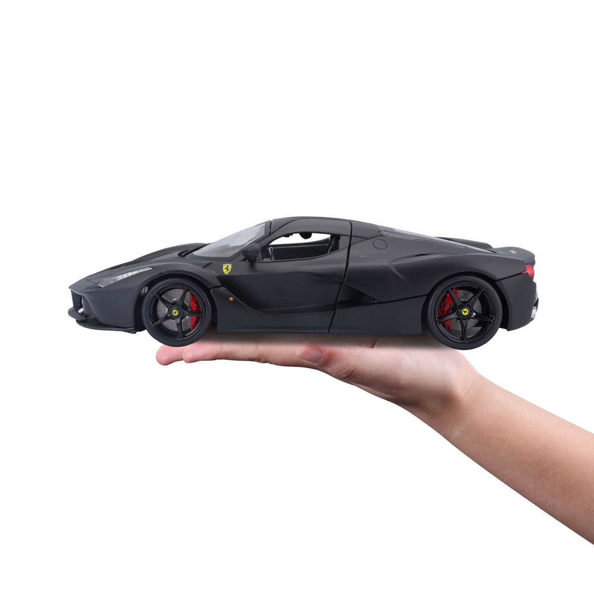 18-16901 Bburago Ferrari Signature - Ferrari LaFerrari, noire - Échelle 1:18