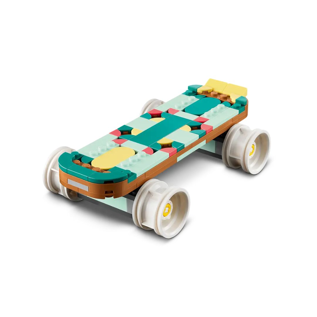 31148 LEGO Creator 3en1 - Patins à roulettes rétro