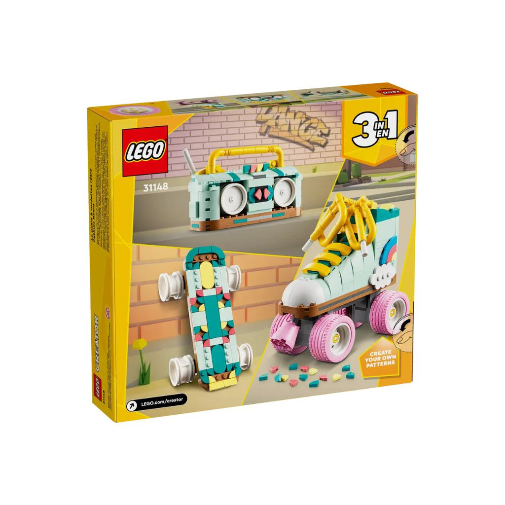31148 LEGO Creator 3en1 - Patins à roulettes rétro