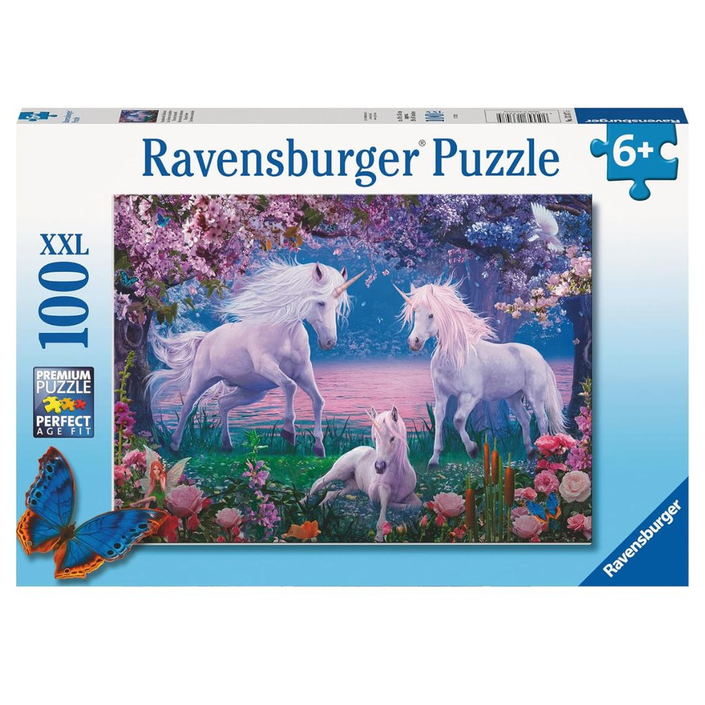 13347 Ravensburger - Licornes enchantées - Puzzle XXL - 100 pièces