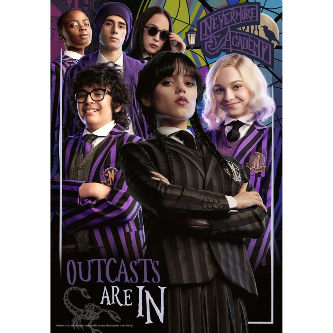 17574 Ravensburger - Mercredi Addams - Puzzle 300 pièces