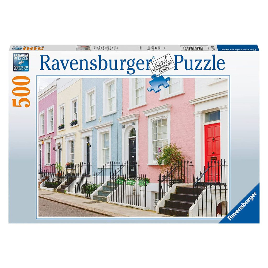 16985 Ravensburger - Maisons colorées de Londres - Puzzle 500 pièces