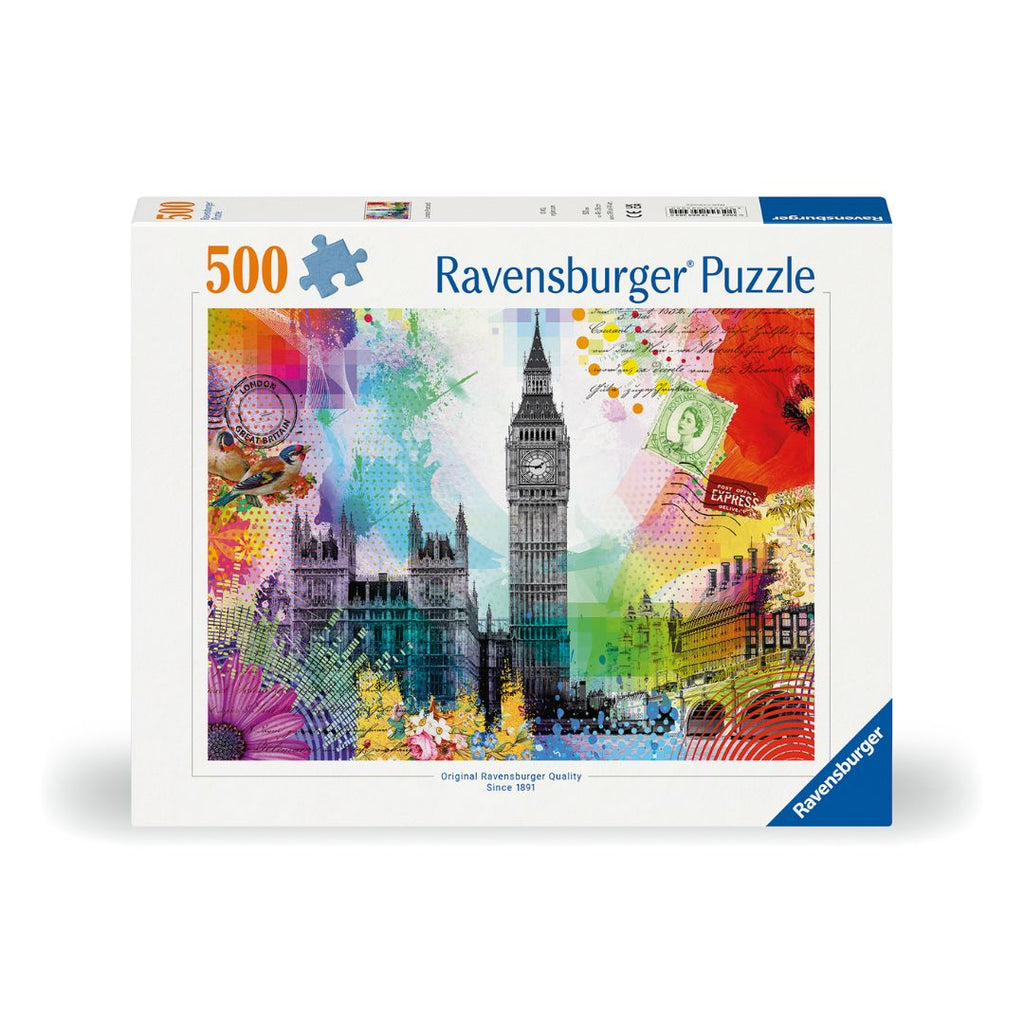 16986 Ravensburger - Carte postale de Londres - Puzzle 500 pièces