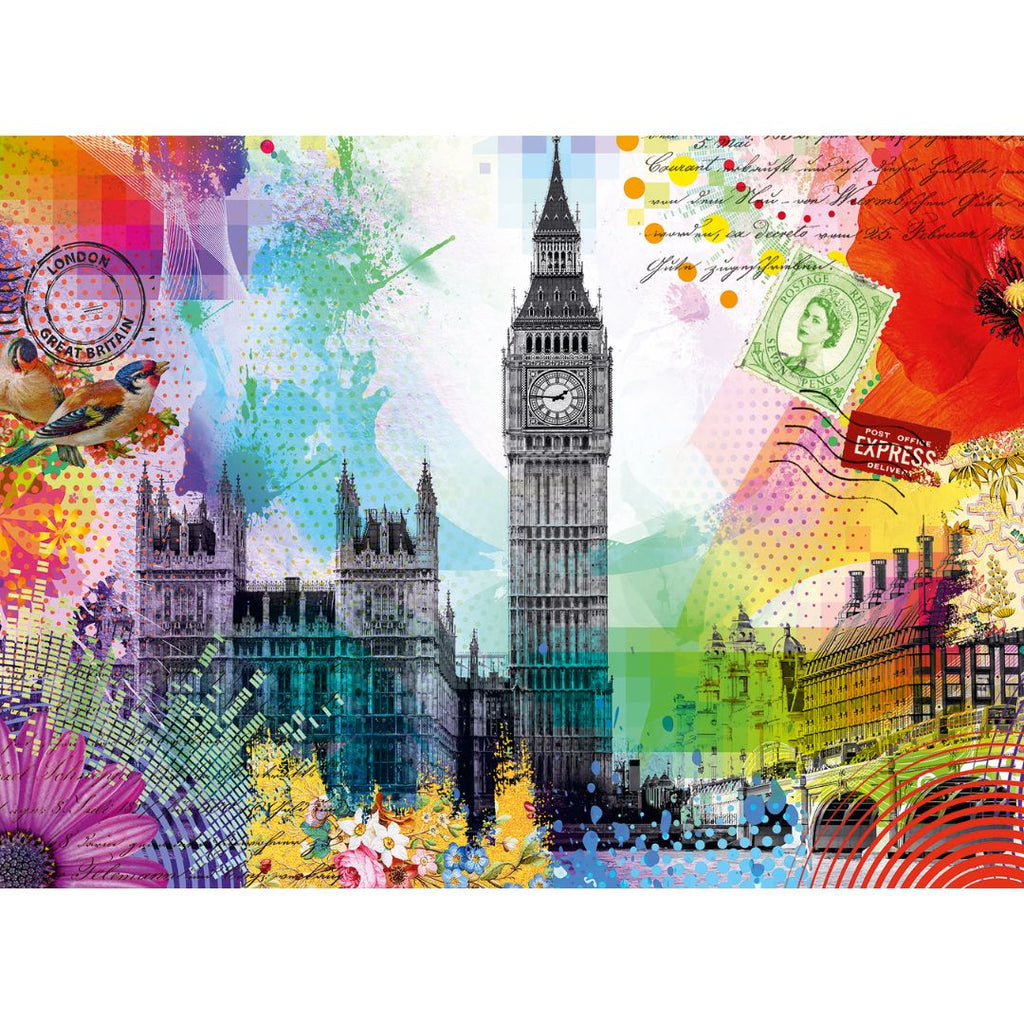 16986 Ravensburger - Carte postale de Londres - Puzzle 500 pièces