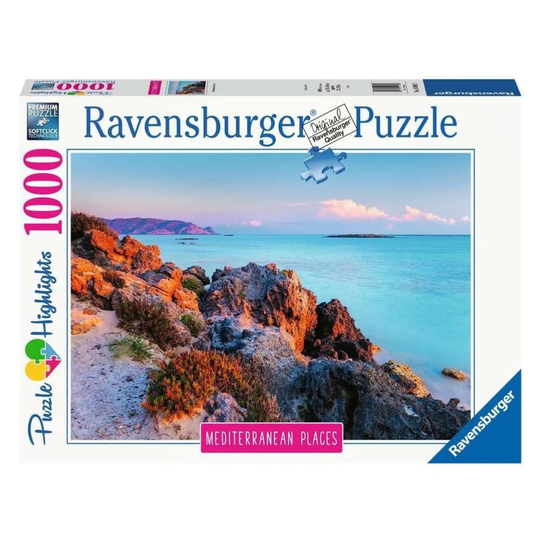 14980 Ravensburger - Méditerranée : Grèce - Puzzle 1000 pièces