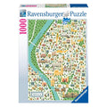17607 Ravensburger - Carte de Séville - Puzzle 1000 pièces