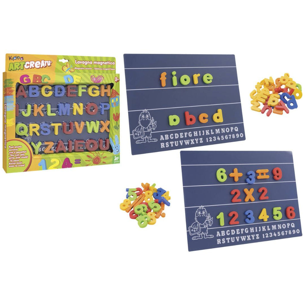 30434 Globo Tableau Magnétique avec Lettres ou Chiffres. Jeu Éducatif pour enfants