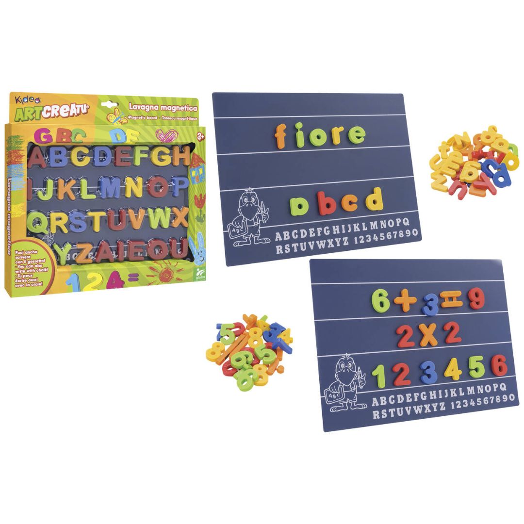 30434 Globo Tableau Magnétique avec Lettres ou Chiffres. Jeu Éducatif pour enfants