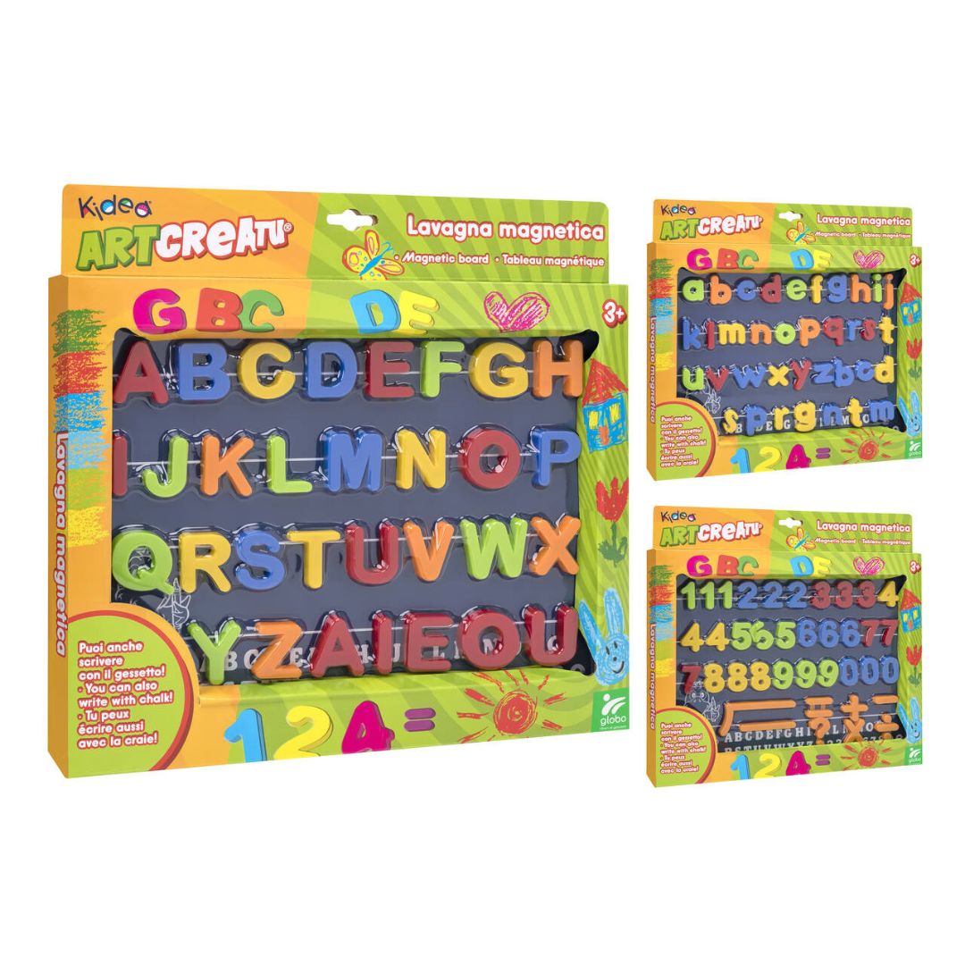 30434 Globo Tableau Magnétique avec Lettres ou Chiffres. Jeu Éducatif pour enfants