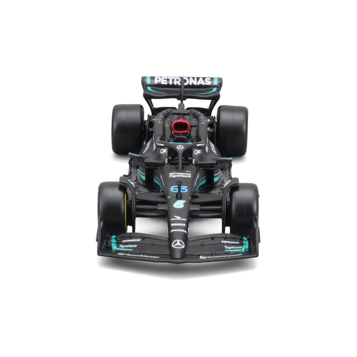 18-01596 Bburago Course - Mercedes AMG F1 W14 E Performance #63 - Échelle 1:43