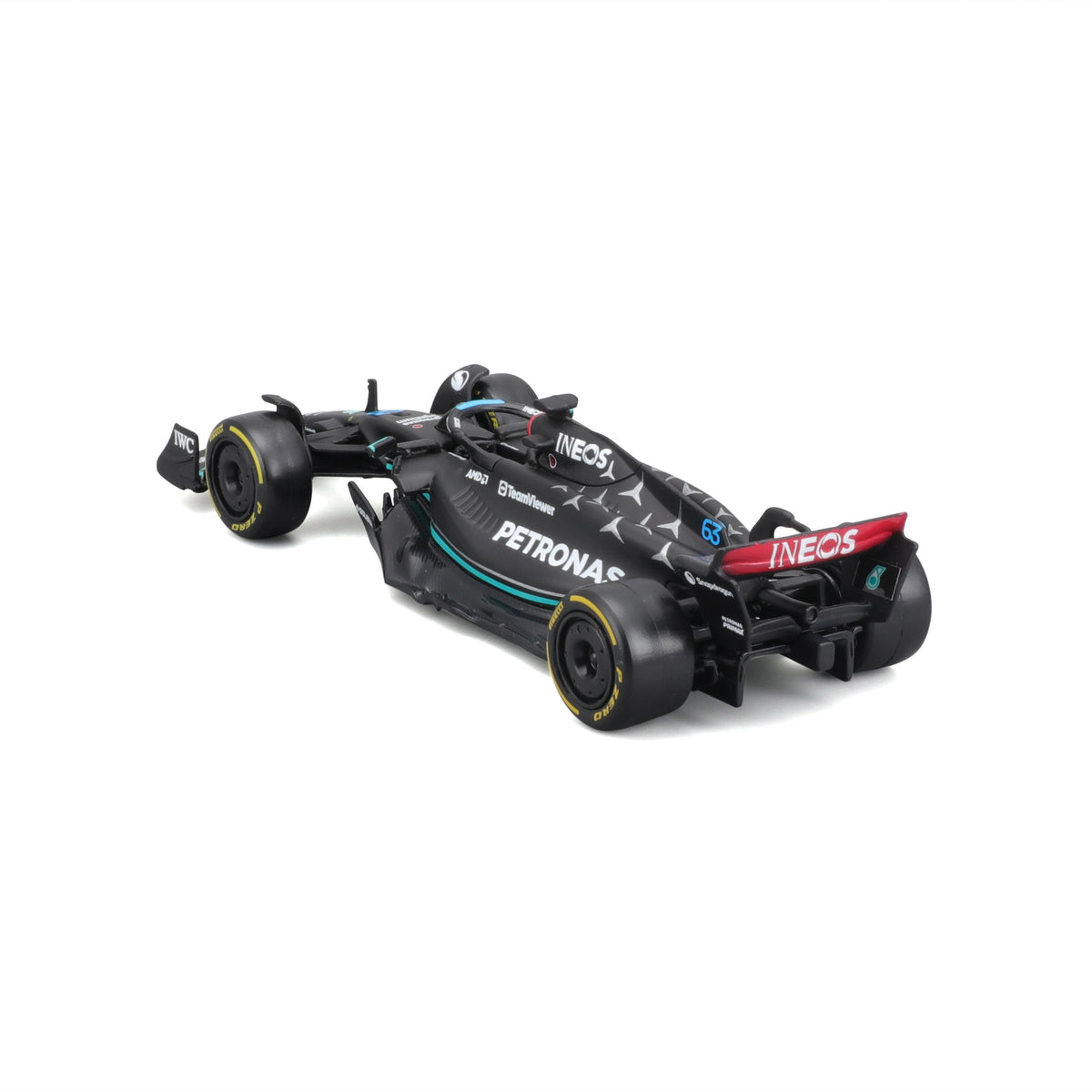 18-01596 Bburago Course - Mercedes AMG F1 W14 E Performance #63 - Échelle 1:43