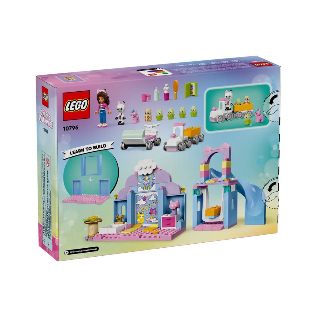 10796 LEGO La maison de poupée de Gabby - La garderie pour chat-oreille de Gabby