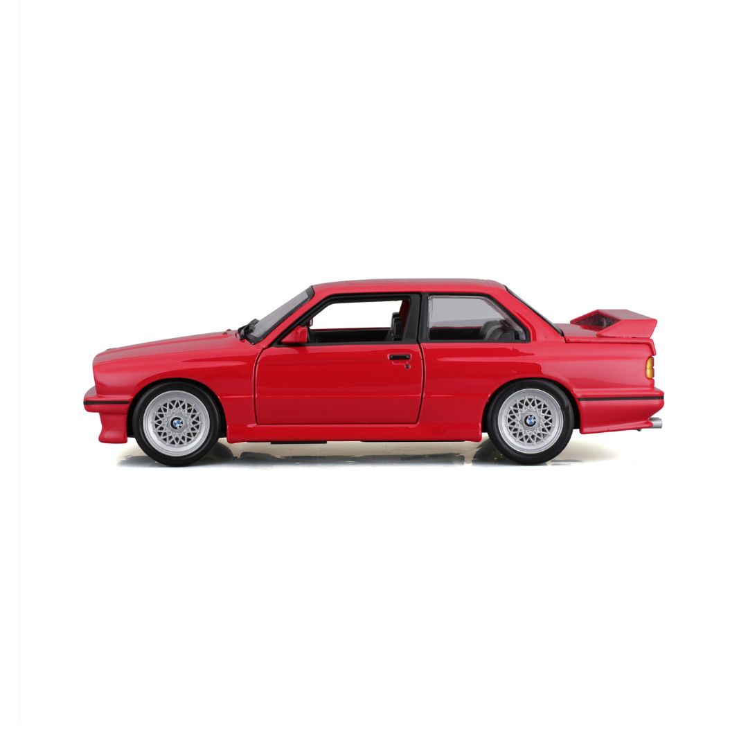 *18-21100 Bburago - BMW M3 e30 (1988), rouge - Échelle 1:24