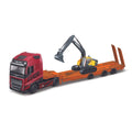 18-32312 Bburago - Volvo FH16 Globetrotter 750 XXL + Excavateur EC220E