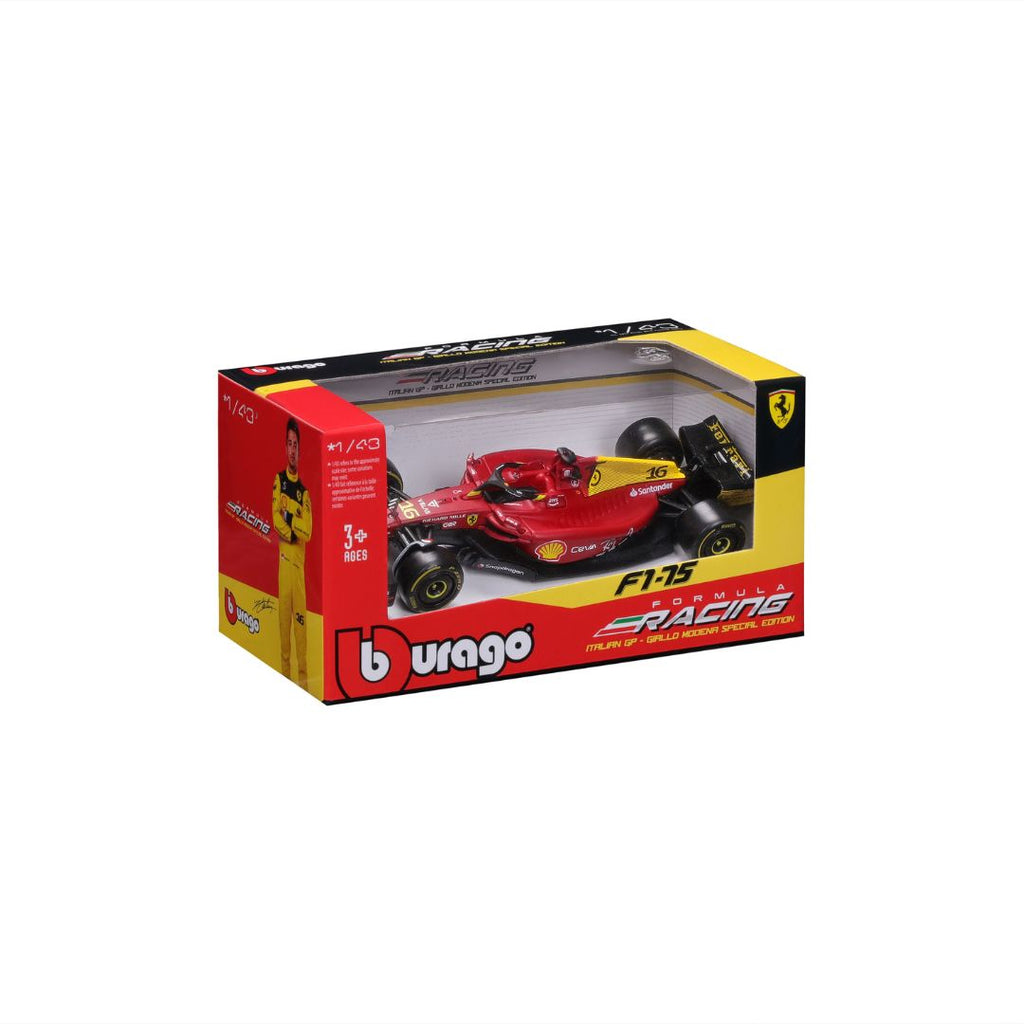 18-36832 Bburago - Ferrari F1-75 (2022) n°16 Leclerc - Échelle 1:43