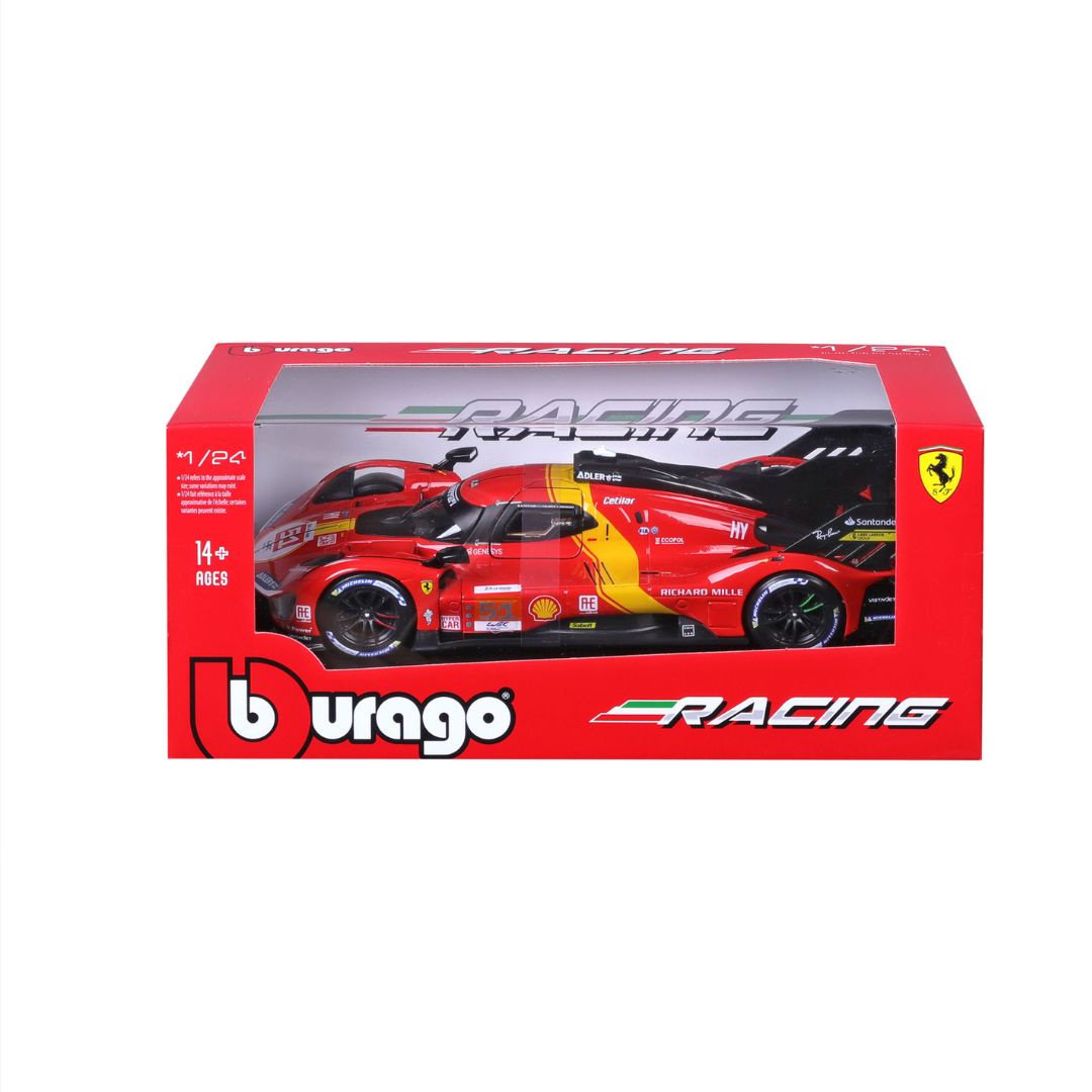 18-26309 Bburago Racing Ferrari 2023 Le Mans Hypercar 499P #51 - Échelle 1:24