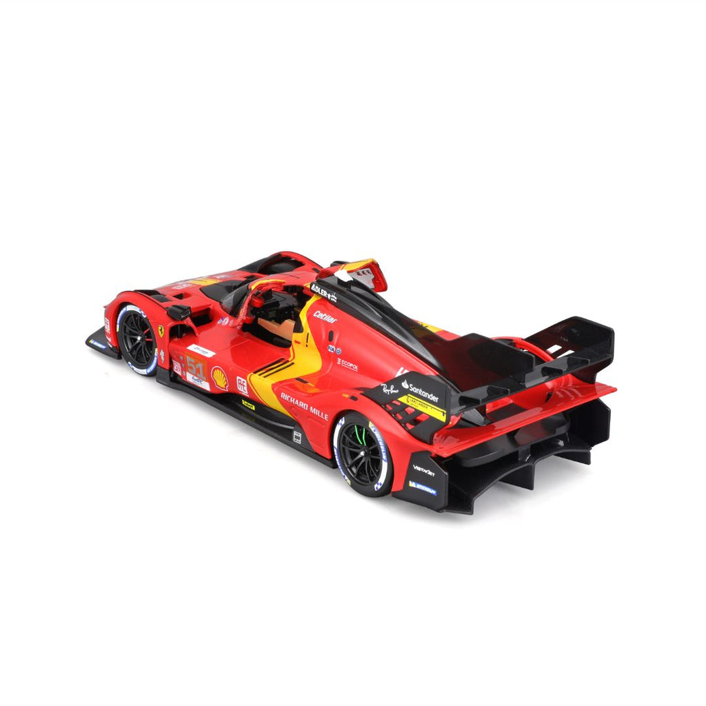 18-26309 Bburago Racing Ferrari 2023 Le Mans Hypercar 499P #51 - Échelle 1:24