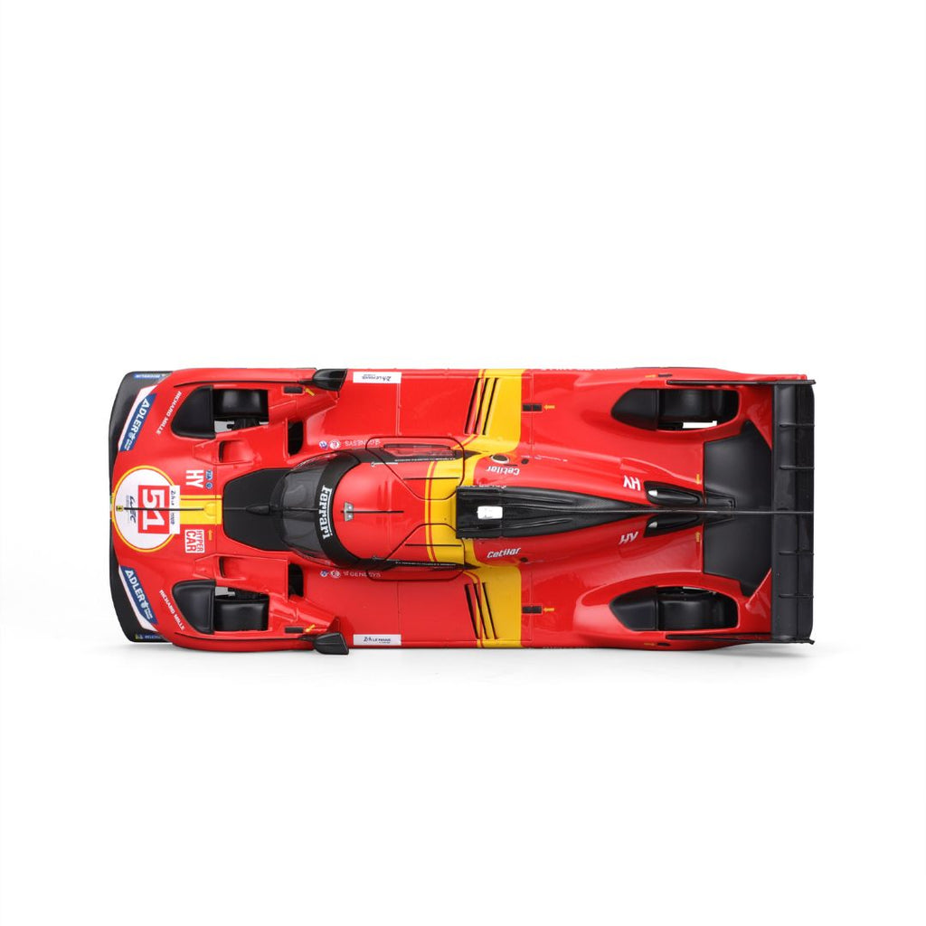 18-26309 Bburago Racing Ferrari 2023 Le Mans Hypercar 499P #51 - Échelle 1:24