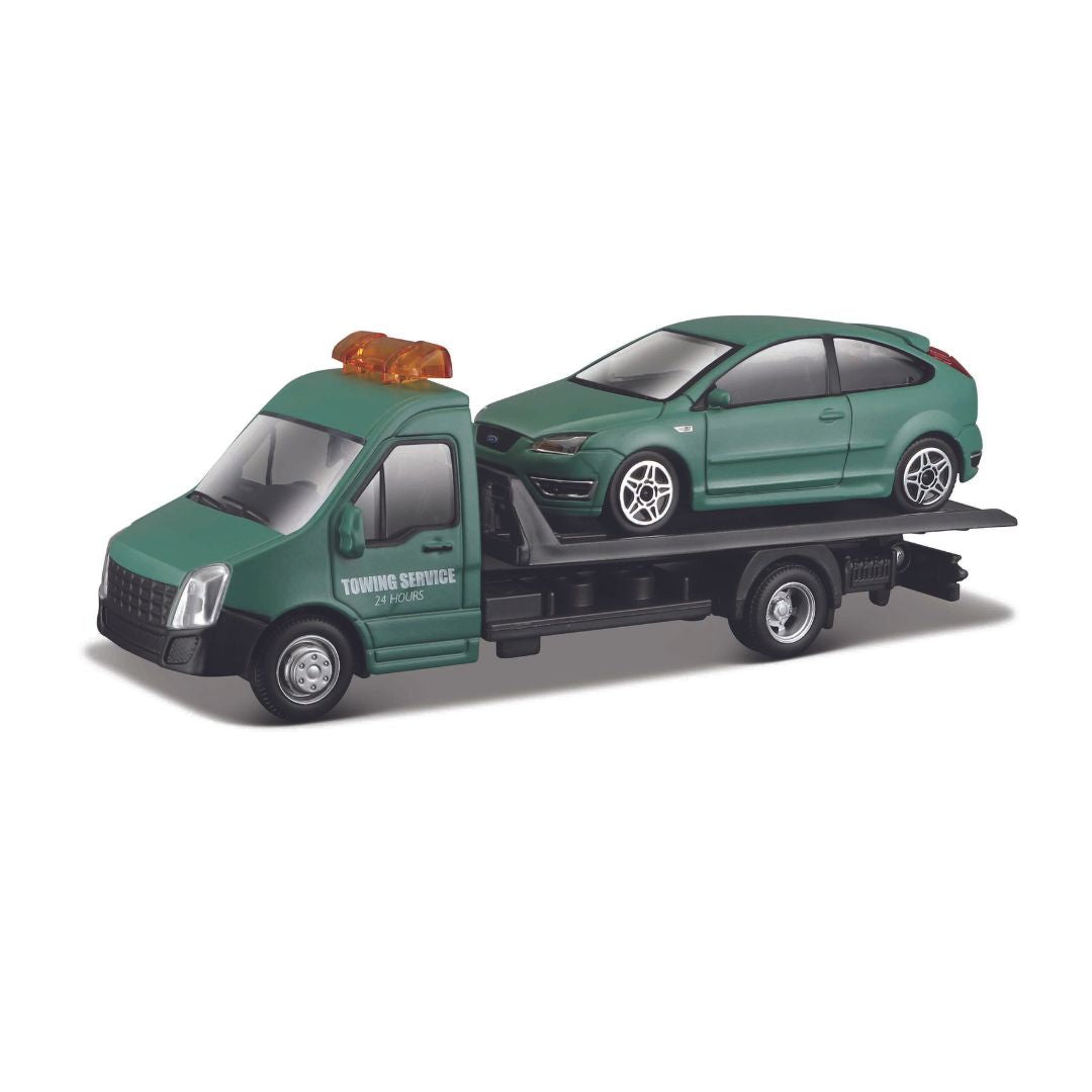 18-31404 Bburago Street Fire - Dépanneuse + Ford Focus ST