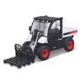 18-31806 Bburago Farmland - Chargeuse sur pneus Bobcat avec fourche à palettes
