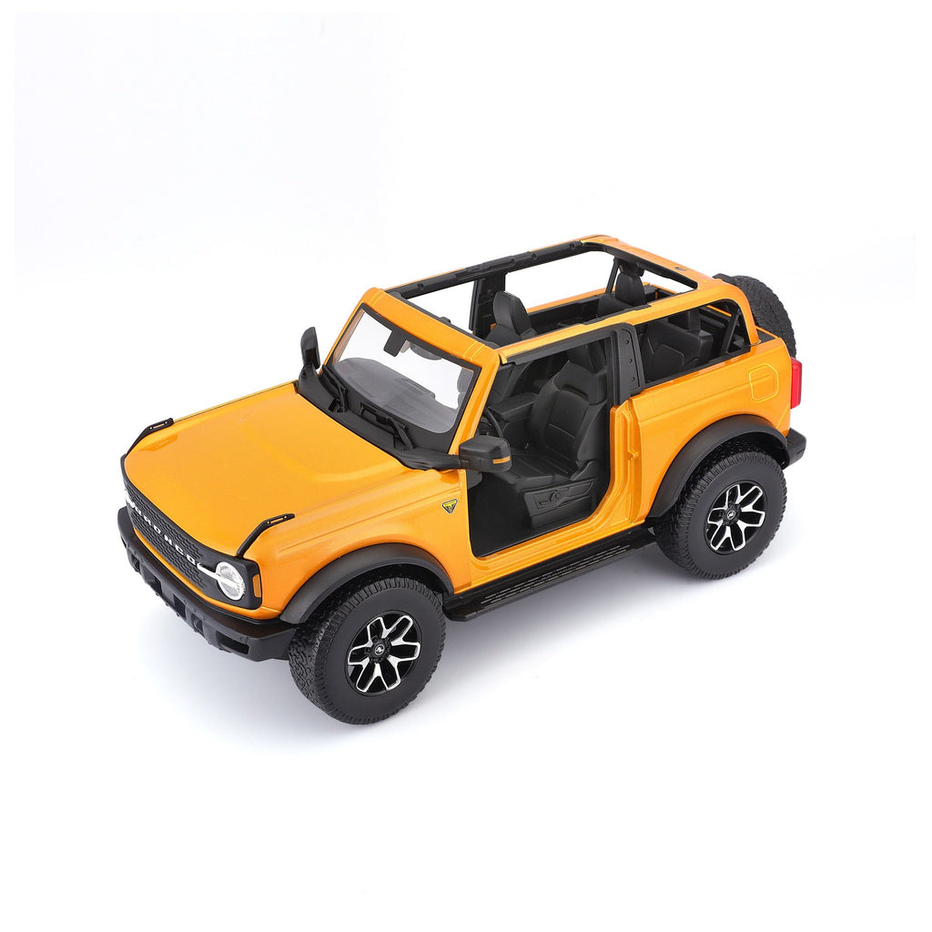 31457 Bburago Maisto - Ford Bronco Badlands 2021 (sans porte), orange