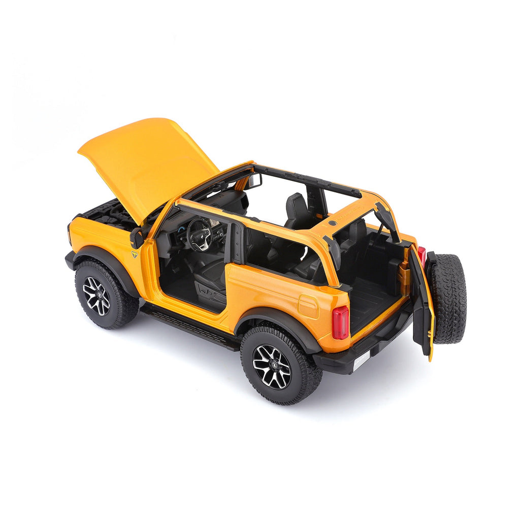 31457 Bburago Maisto - Ford Bronco Badlands 2021 (sans porte), orange