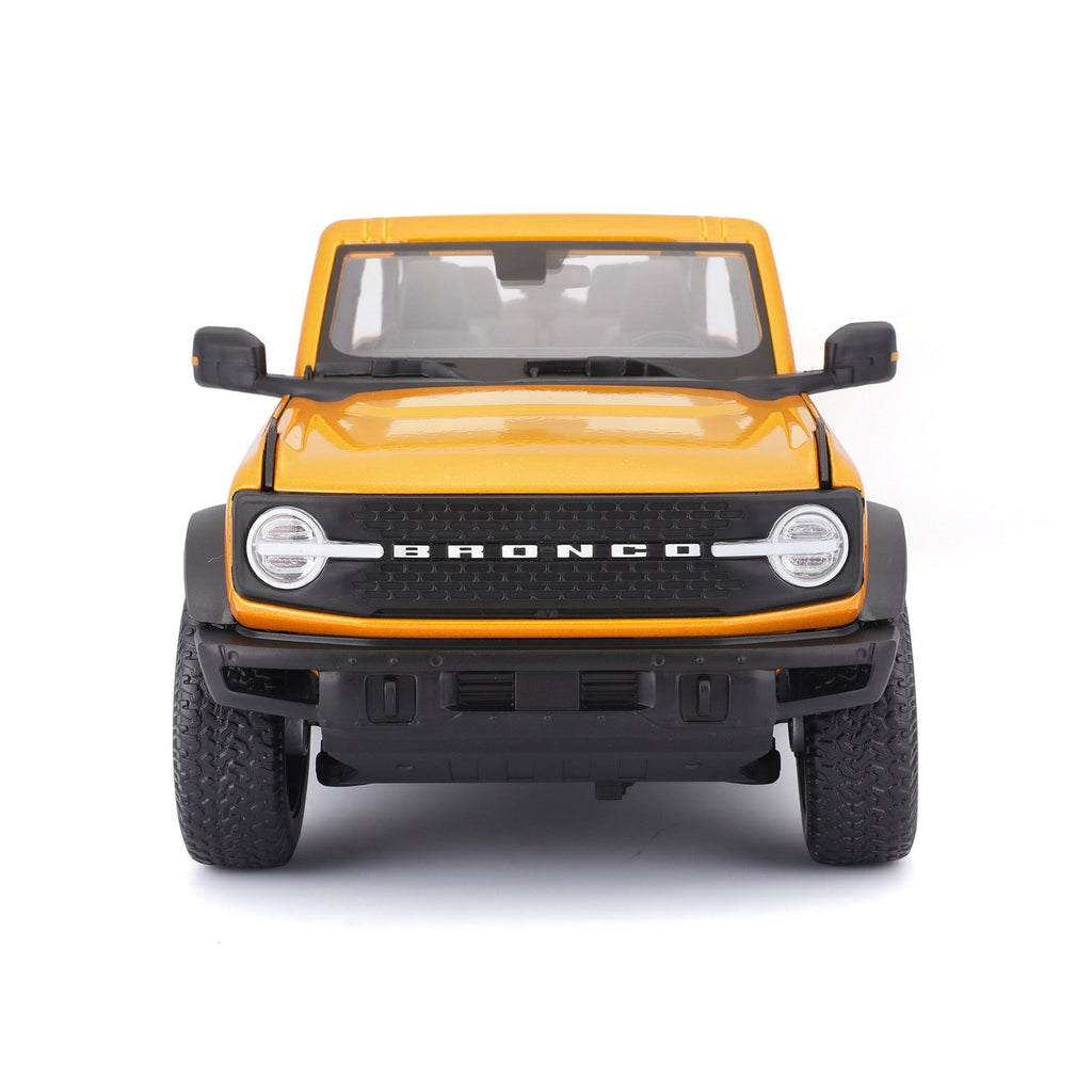 31457 Bburago Maisto - Ford Bronco Badlands 2021 (sans porte), orange