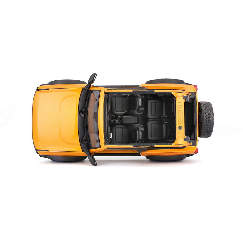 31457 Bburago Maisto - Ford Bronco Badlands 2021 (sans porte), orange