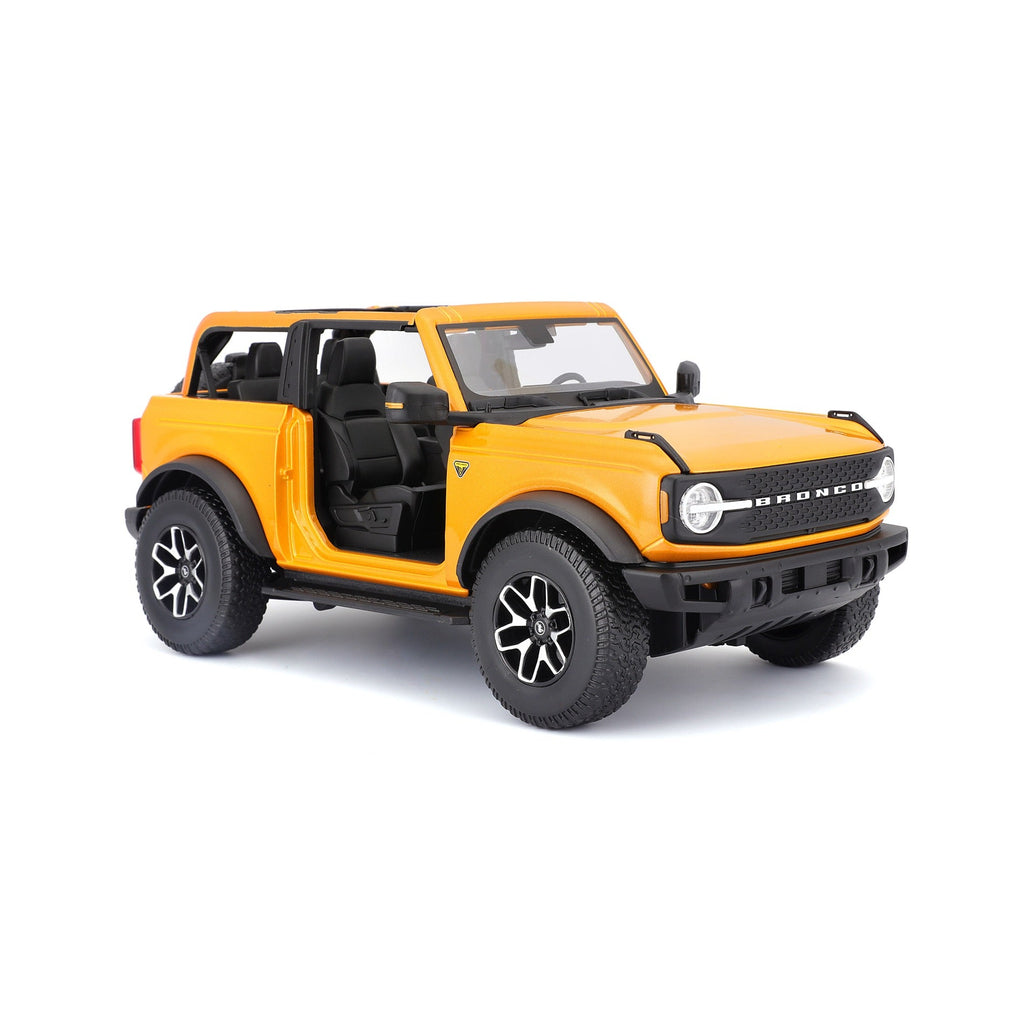 31457 Bburago Maisto - Ford Bronco Badlands 2021 (sans porte), orange