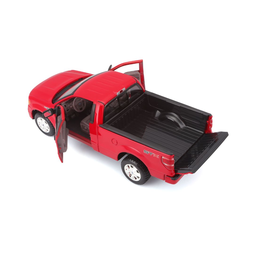 31270 Bburago Maisto - Ford F-150 STX, rouge - Échelle 1:27