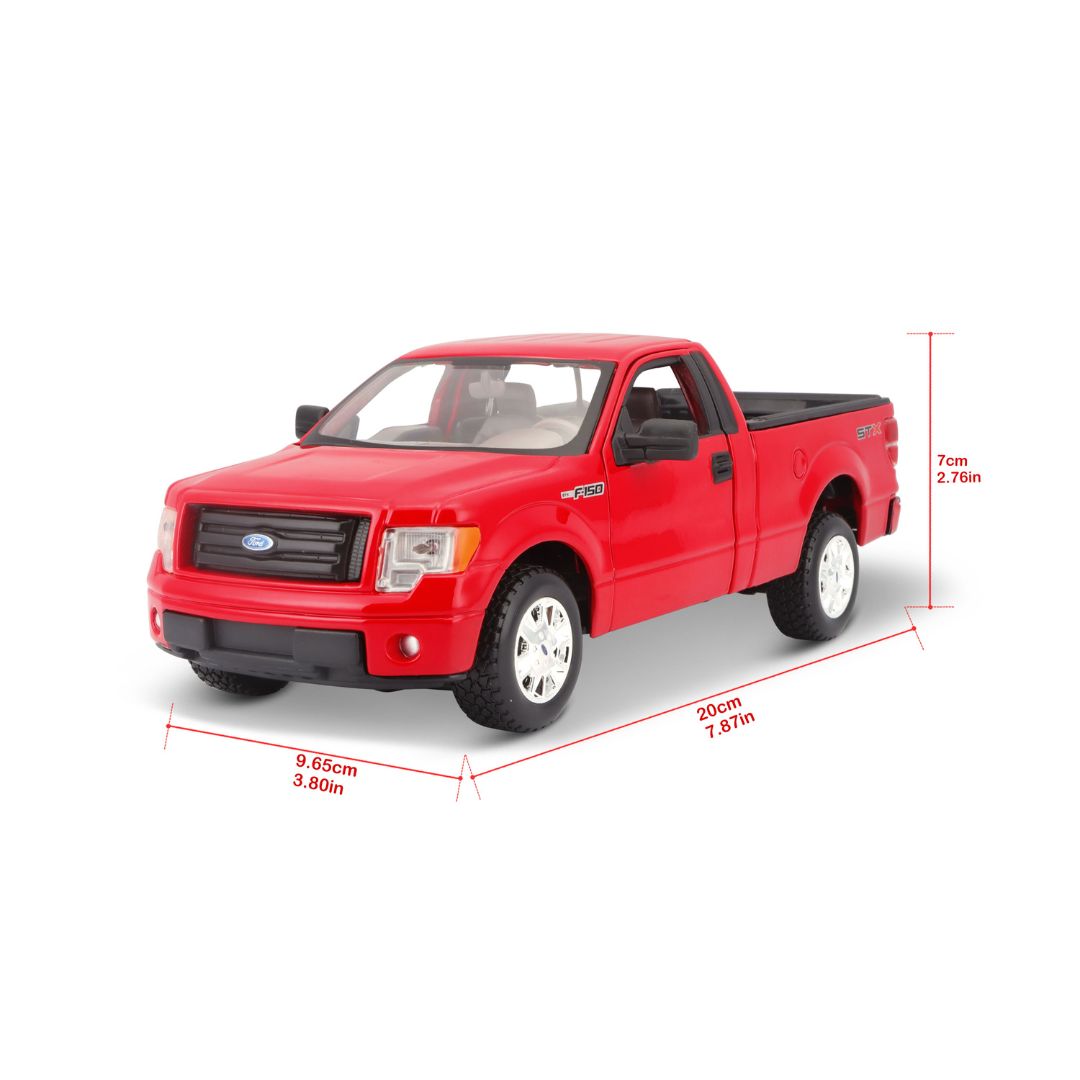 31270 Bburago Maisto - Ford F-150 STX, rouge - Échelle 1:27