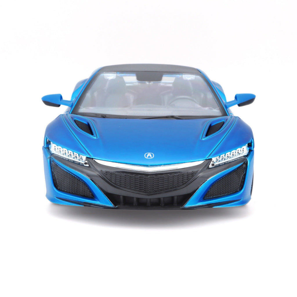 31234 BU -Bburago Maisto  1:24 - 2018 Acura NSX Bleu Mét.
