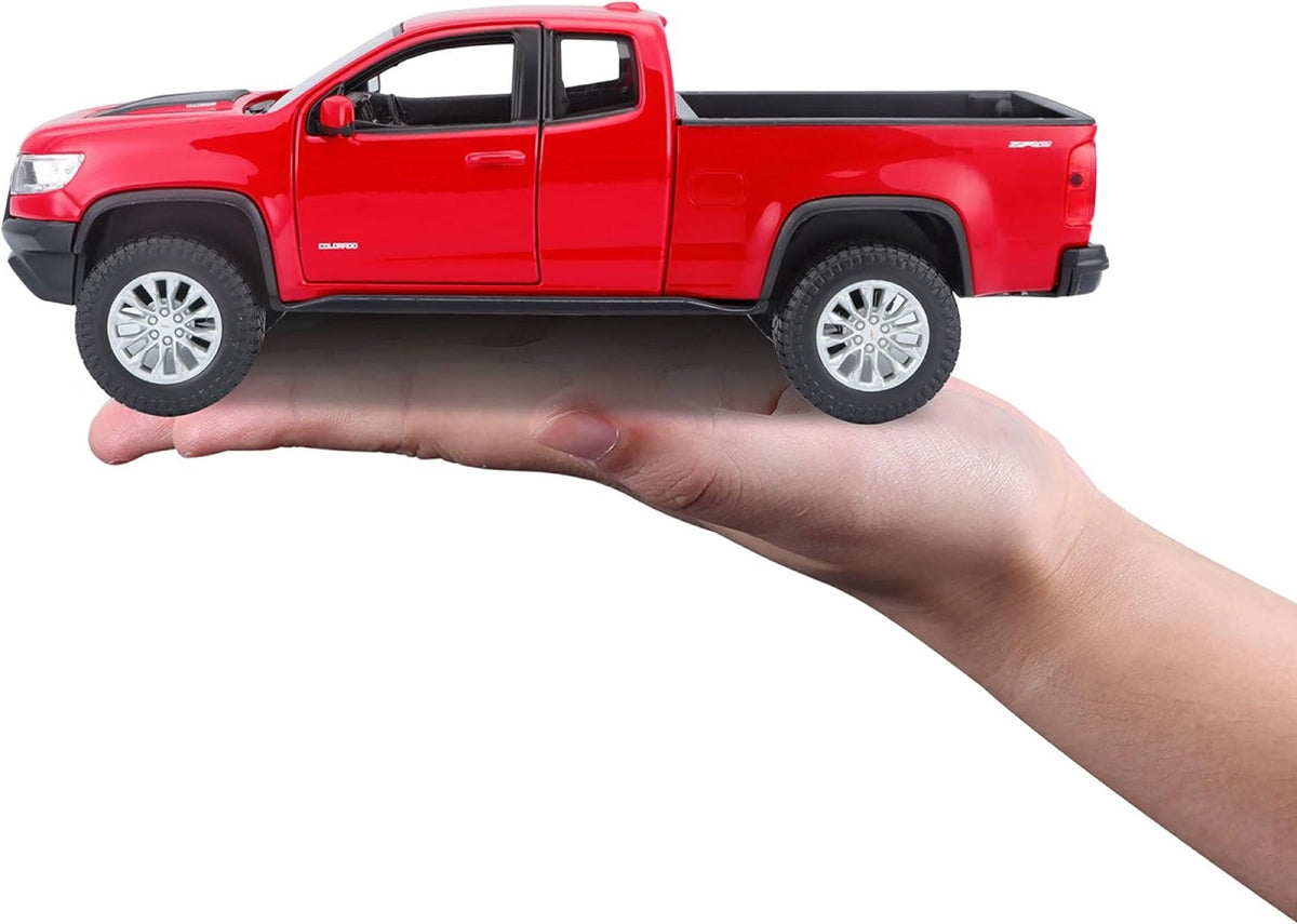 31517 Bburago Maisto - 2017 Chevrolet Colorado ZR2 Rouge 1:27