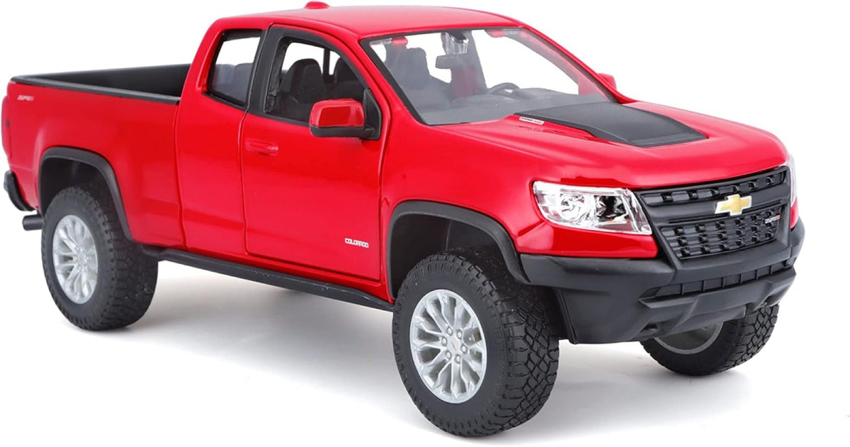 31517 Bburago Maisto - 2017 Chevrolet Colorado ZR2 Rouge 1:27