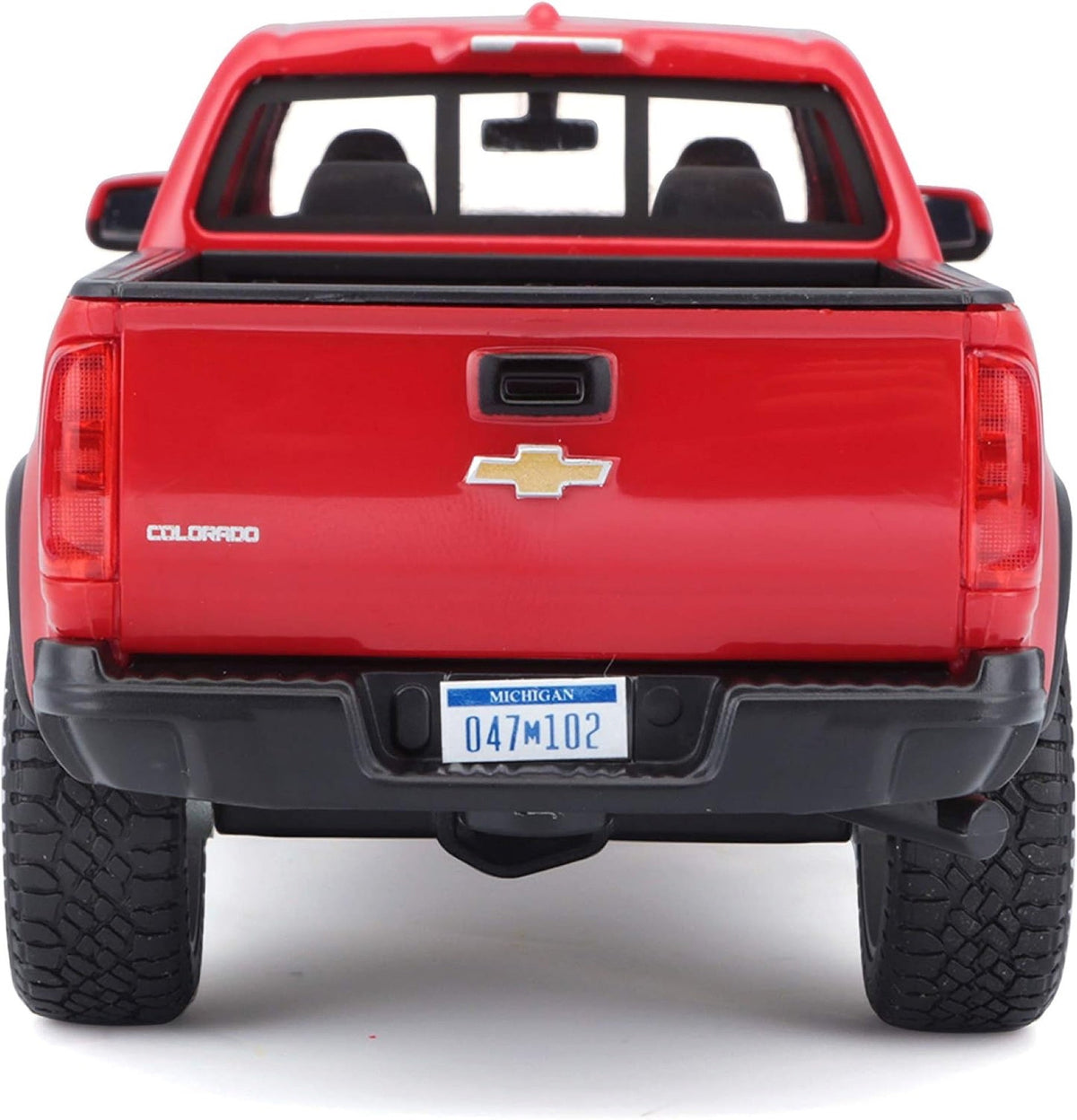 31517 Bburago Maisto - 2017 Chevrolet Colorado ZR2 Rouge 1:27