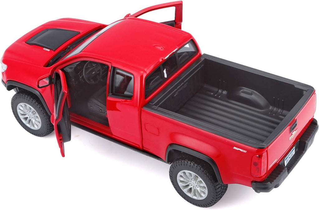 31517 Bburago Maisto - 2017 Chevrolet Colorado ZR2 Rouge 1:27