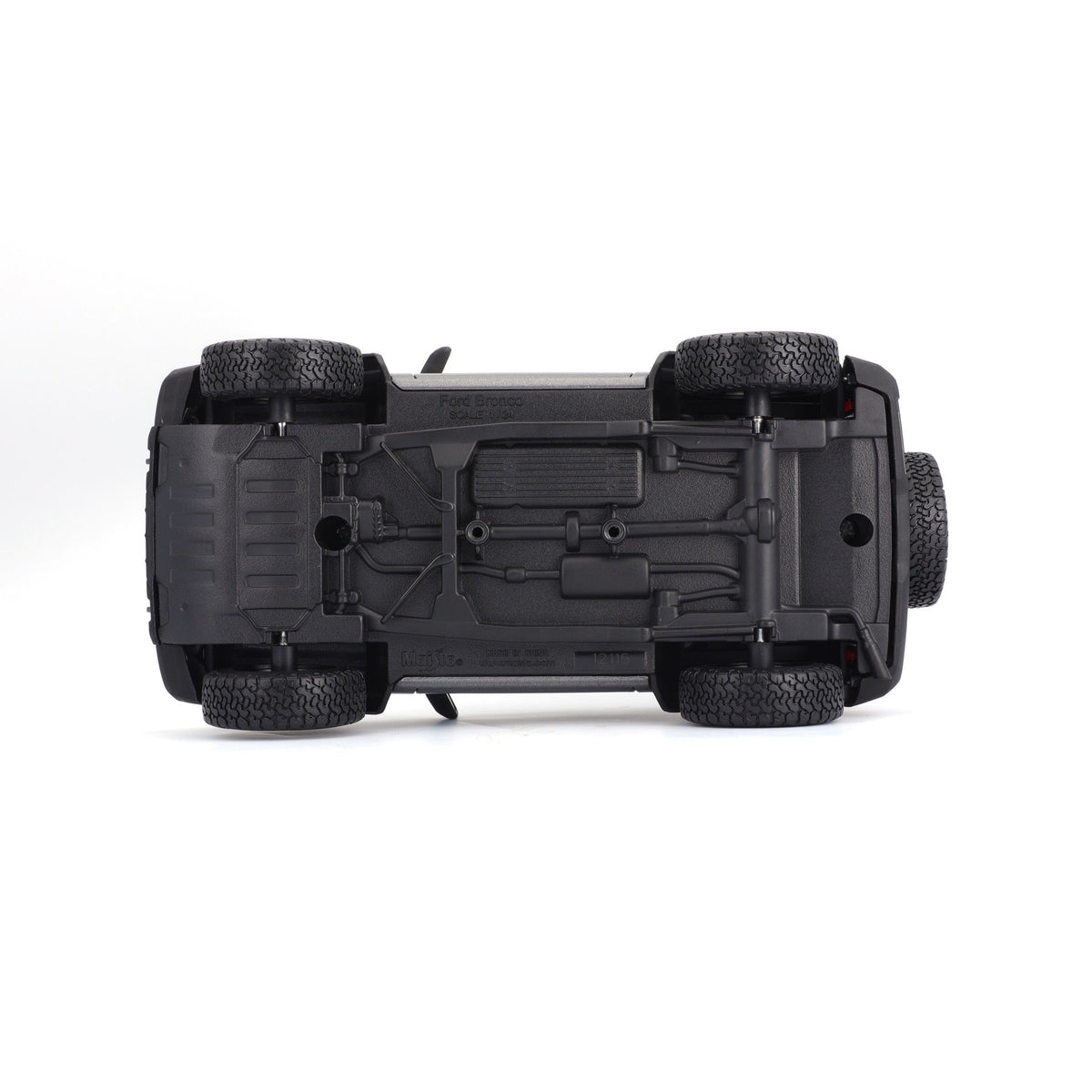 10-31530 Bburago 1:24 2021 Ford Bronco (version 2 portes) gris noir