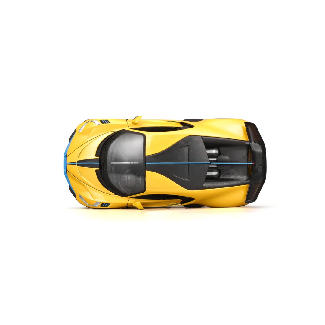 31526 Bburago Maisto - Bugatti Divo, jaune - Échelle 1:24