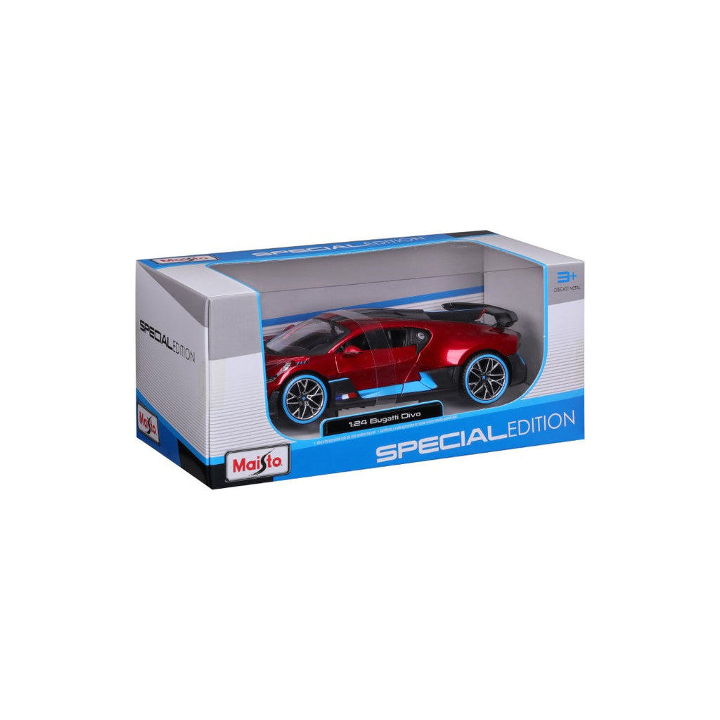 31526 Bburago Maisto - Bugatti Divo, rouge - Échelle 1:24