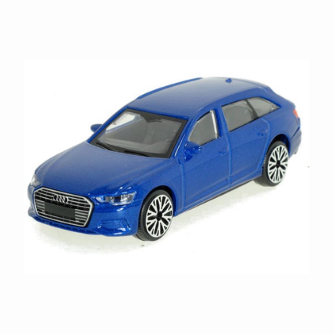 18-30398 Bburago Street Fire - Audi A6 Avant, bleu - Échelle 1:43